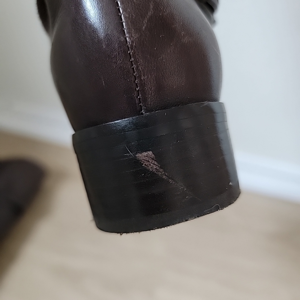Cole Haan x Nike Air Riding Boots Brown 6.5 - Picture 10 of 12